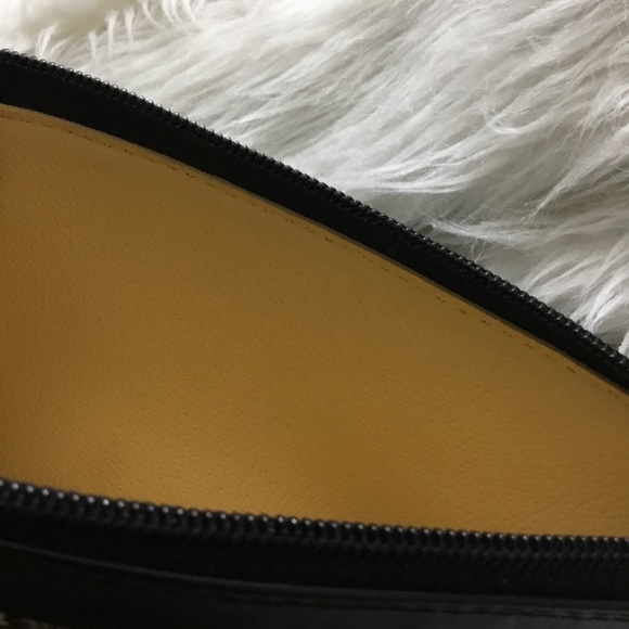 Boho Black leather tapestry shoulder purse - Picture 5 of 8